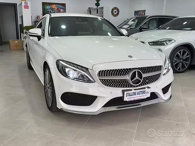 Usata Mercedes C220 Premium Plus 170 CV (125 kW) 2018 Bianco Coupé
