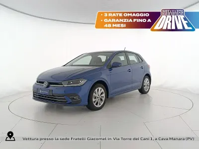 Usata VW Polo Style 95 CV (69 kW) 2023 Reef blue metallizzato Utilitaria
