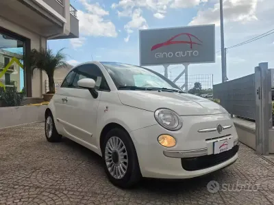 Usata Fiat 500 Lounge 69 CV (50 kW) 2009 Bianco Cabrio