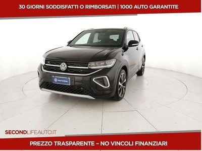 Usata VW T-Cross R-line 116 CV (85 kW) 2024 Nero SUV