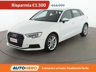 Usata Audi A3 110 CV (80 kW) 2017 Bianco Berlina