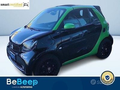 Usata Smart ForTwo Electric Drive Passion 60 kW (82 CV) 2020 Nero metallizzato Cabrio