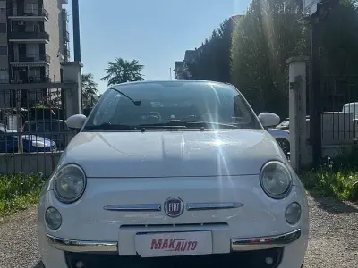 Usata Fiat 500 Lounge 69 CV (50 kW) 2009 Bianco Cabrio