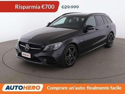 Usata Mercedes C220 Premium 194 CV (142 kW) 2021 Grigio Station wagon