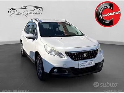 Usata Peugeot 2008 Active 74 CV (54 kW) 2017 Bianco SUV