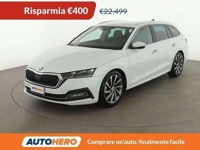 Usata Skoda Octavia Style 150 CV (110 kW) 2021 Bianco Station wagon