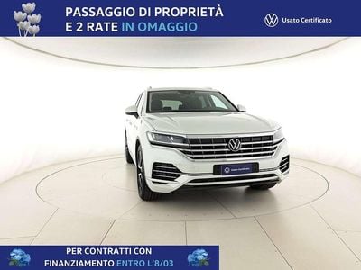 Usata VW Touareg Elegance 231 CV (169 kW) 2022 Oryx white perlato SUV