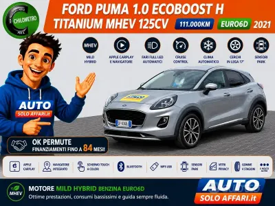 Usata Ford Puma Titanium 125 CV (91 kW) 2021 Grigio SUV