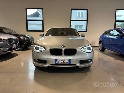 Begagnad BMW 114 Sport Line 95 HK (69 kW) 2013 Grå Halvkombi