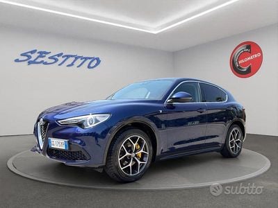 Usata Alfa Romeo Stelvio Ti 190 CV (139 kW) 2021 Blu SUV