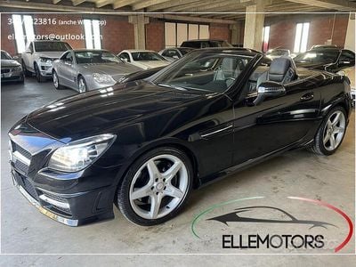 Usata Mercedes SLK200 Premium 184 CV (135 kW) 2013 Nero Cabrio