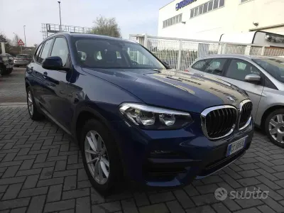 Usata BMW X3 Advantage 184 CV (135 kW) 2021 Bluazzurro SUV