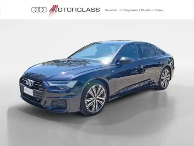 Usata Audi A6 S-line plus 367 CV (269 kW) 2021 Blu firmamento metallizzato Berlina