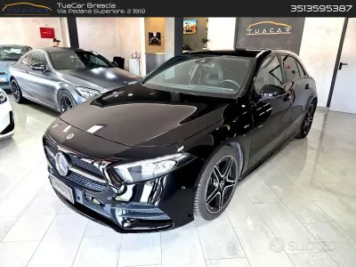 Usata Mercedes A180 Premium Plus 136 CV (100 kW) 2022 Nero Berlina