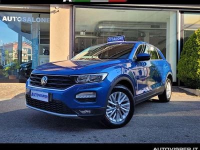 Usata VW T-Roc Business 110 CV (80 kW) 2021 Blu ravenna SUV