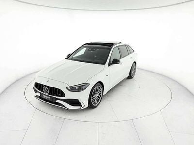 Usata Mercedes C43 AMG Premium Plus 421 CV (309 kW) 2024 Bianco opalite bright Station wagon