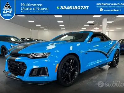 Usata Chevrolet Camaro 275 CV (202 kW) 2022 Blu Cabrio