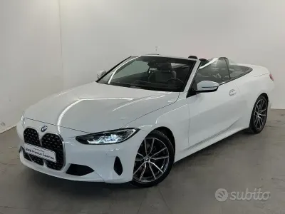 Usata BMW 420 Cabriolet M Sport 190 CV (139 kW) 2023 Bianco Cabrio