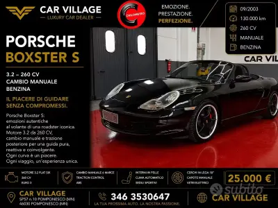Usata Porsche Boxster 260 CV (191 kW) 2003 Nero Cabrio