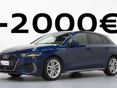 Begagnad Audi A3 S-Line 150 HK (110 kW) 2020 Blå Sedan