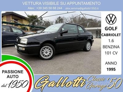 Usata VW Golf Cabriolet 101 CV (74 kW) 1995 Nero Cabrio