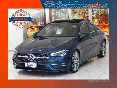 Usata Mercedes CLA180 Premium 116 CV (85 kW) 2020 Blu Coupé
