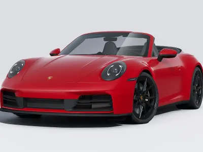 Usata Porsche 911 Carrera S Cabriolet 480 CV (353 kW) 2025 Rosso carminio/capote nera Cabrio