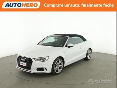 Usata Audi A3 Cabriolet Sport 150 CV (110 kW) 2017 Bianco Cabrio