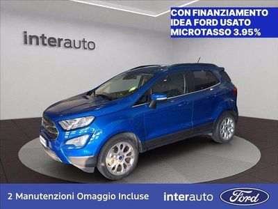 Usata Ford Ecosport Titanium 125 CV (91 kW) 2021 Blu SUV