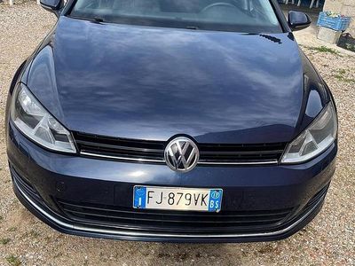 Usata VW Golf VII 110 CV (80 kW) 2017 Blu Berlina