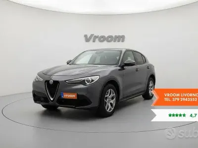Usado Alfa Romeo Stelvio 160 CV (117 kW) 2020 Gris SUV