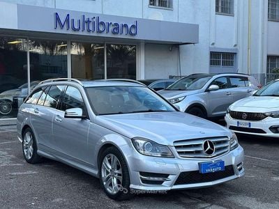 Usata Mercedes C220 Avantgarde 170 CV (125 kW) 2012 Grigio Station wagon