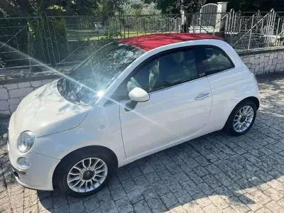 Usata Fiat 500C Lounge 69 CV (50 kW) 2013 Bianco Cabrio