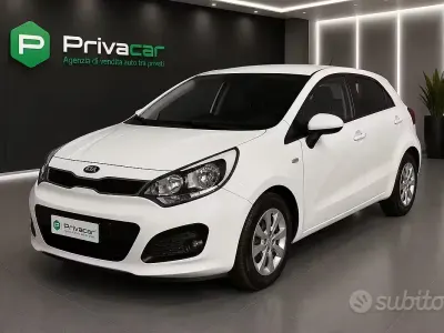 Usata Kia Rio LX 85 CV (62 kW) 2013 Bianco Utilitaria
