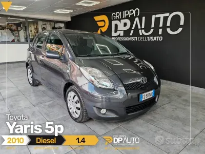 Usata Toyota Yaris Sol 90 CV (66 kW) 2010 Grigio Utilitaria
