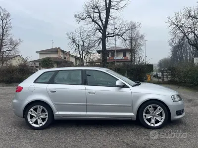 Usata Audi A3 Ambition 125 CV (91 kW) 2010 Grigio Utilitaria