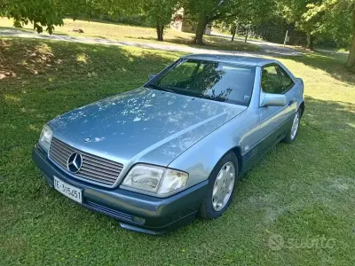 Usata Mercedes SL320 231 CV (169 kW) 1993 Blu Cabrio