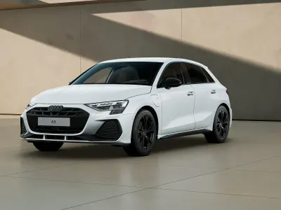 Nuova Audi A3 S-Line 204 CV (150 kW) 2026 Bianco ghiacciaio metallizzato Berlina