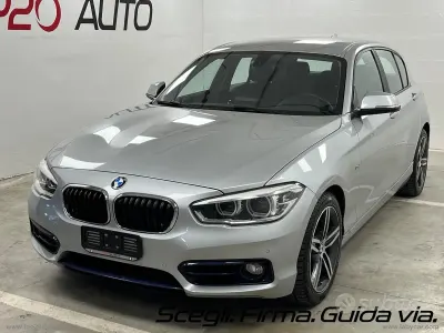 Usata BMW 118 Sport Line 150 CV (110 kW) 2016 Argento Utilitaria