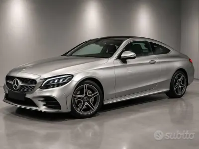 Usata Mercedes C180 Premium 184 CV (135 kW) 2019 Grigio Coupé