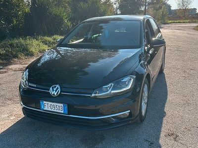 Usata VW Golf VII 130 CV (95 kW) 2019 Nero Berlina