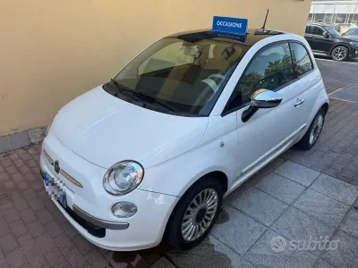 Usado Fiat 500 Lounge 69 CV (50 kW) 2013 Blanco Utilitario