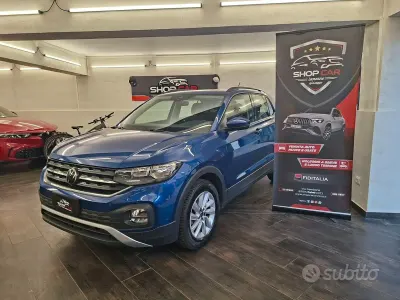 Usata VW T-Cross Style 110 CV (80 kW) 2023 Blu SUV