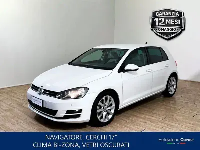 Usado VW Golf VII Highline 110 CV (80 kW) 2016 Blanco Utilitario
