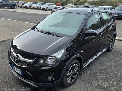 Usata Opel Karl Rocks 73 CV (53 kW) 2018 Nero Utilitaria