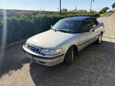 Usata Saab 9-3 Cabriolet 131 CV (96 kW) 1998 Argento Cabrio