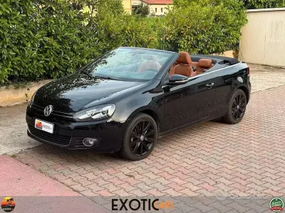 Usata VW Golf VII Highline 105 CV (77 kW) 2012 Nero Cabrio