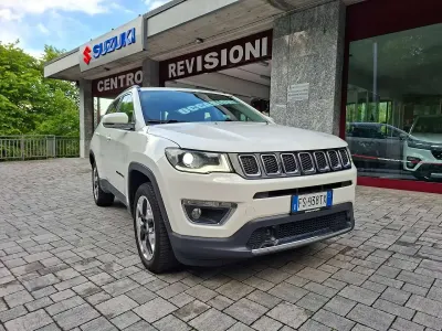 Usata Jeep Compass Limited 140 CV (102 kW) 2018 Bianco santorini SUV