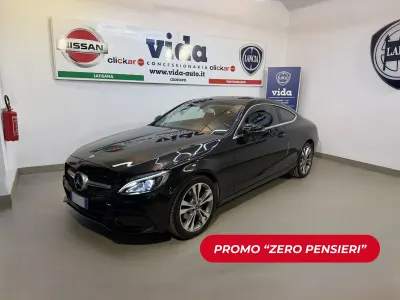 Usata Mercedes C220 170 CV (125 kW) 2017 Nero Coupé