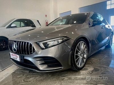 Usata Mercedes A180 AMG 116 CV (85 kW) 2019 Grigio Berlina